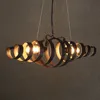 Spiral Spring Industrial Hanging Lamp Bar Retro Vintage Pendant Light Hanglamp Loft Cuisine Plafond Luminaire Suspendu