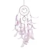Pink Dream Catcher for Girls Cute Pink White Dreamcatchers for Bedroom Wall Decor 122245