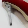 Nuovo stile di moda 2019 tacchi alti, tacchi stile strano tacchi a punta bassa da 10 cm le pompe della Torre Eiffel Scarpe eleganti
