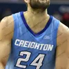 Thr Creighton BlueJays 2020バスケットボール＃13クリスチャンビショップ23ダミアンジェファーソンコルバートーマスマクダーモットメンズ青年キッドブルーピンクホワイトジャージー4xl