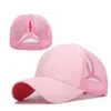 New Design Ponytail Caps For Women Camo Pattern Mesh Cap Summer Baseball Cap Women's Dad Hat Convenient gorras dc400