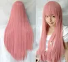 Perruque de Cosplay couleur perruques cheveux longs casquettes 80 cm vente en gros