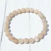 MG0330 Natürliches A Grand Sun Stone Armband Damen Energie Spirituelles Perlenarmband Meditation Handgelenk Mala Perlen Armband