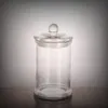 Últimas vidro Handle Transparente Selo Top Lid seco Herb Tobacco armazenamento Container Box Stash Jars Grinder Bong Acessórios fumar garrafa