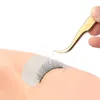 1 pcs Stainless Steel Eyelashes Tweezers Professional For Lashes Extension Gold Decor Antistatic Eyelash Tweezer Makeup Tools234q4689963