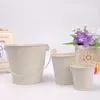 Vaso de Flores Pendurado de Metal Lata Removível Balde de Flores Jardim Varanda Parede Vasos Pendurados Vertical