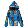 Afrikaanse Wax Print Hooded Jacket voor Dames Pak Dashiki Volledige Mouw Gekleed Plus Size 6XL Afrikaanse katoenen jas jas WY3956