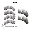 Mais recente Cílios magnéticos 4 Ímãs Handmade magnéticos Lashes Natural cílios postiços Maquiagem pestana Magnet Lash Ferramenta