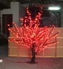 LED Cherry Blossom Tree Light 5ft 480 pezzi LED Lampadine 1,5 m Altezza 110 V 220 V Sette colori per opzione Decorazione esterna del giardino antipioggia