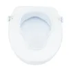 4" de alta qualidade Elevated Toilet Seat com tampa branca
