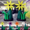 Stor uppblåsbar simulerad daisy blomma 3m höjd anpassade växter konstgjorda blomma träd för park och fest dekoration