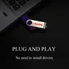 الجملة 100PCS 8GB USB فلاش يحرك المعادن قطب ذاكرة فلاش عصا لجهاز الكمبيوتر اللوحي القلم محرك الإبهام التخزين 10 ألوان شحن مجاني