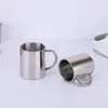 14oz Stainless Steel Mug Cup With handle Double Wall Travel Tumbler Coffee Mug Tea Cup Portable Drinking cup Beer mug Resistance to LLD12606