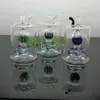 Smoking Pipes Aeecssories Glass Hookahs Bongs Big Belly Colorful Ball Filter Glass Water Smoke Bottle