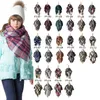 100 * 100 cm Kids Plaid Sjaals Gestreepte Kwasten Kasjmier Sjaal Meisjes Tartan Sjaal Wraps Winter Baby Sjaal Sjaal Mode Warm Neckerchief M697