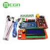 1 pcs Mega 2560 R3 + 1 pcs RAMPS 1.4 Controlador + 5 pcs A4988 Stepper Driver Módulo / RAMPS 1.4 2004 LCD controle para impressora 3D kit freeshipping