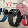 Smart Watch Y7 Smart Watch 1,3-дюймовый цвет цветной экран сердечный рисунок артериальное давление ступенчатая мастер движения водонепроницаемый браслет
