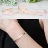 Personlig Baby Toddler Name Armband Bangle rostfritt stål Graverad hjärtblomma med bokstavsarmband barnanpassade smycken