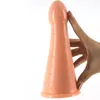 Big anal plug Christmas hat gran consolador butt plug juguetes anales pene coqueteo masturbador productos para adultos J1704