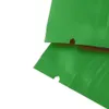 8.5x13cm (3.25x5" ) Chaleur Scellable vert Tear Notch Preuve en aluminium Mylar Stand Up Ziplock Sac d'emballage