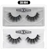 3D Vison Cils En Gros Naturel Faux Cils 3D Vison Cils Doux maquillage Extension Maquillage Faux Cils Série 3D