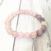 MG0601 Nouveau Design Bracelet Femme Haute Qualité Quartz Rose Bracelet Perlé Rêve Améthyste Bracelet Pierre Précieuse Cadeau Fête Des Mères