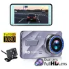 1080P Full HD Car DVR Car Black Box Digital Dashcam 2Ch 4 Inches 170° Wide View Angle Night Vision G-sensor Loop Recording