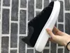 2019 Luxury Fashion Designer Uomo Donna scarpe sneakers Pelle Velluto nero Bianco Rosso Scarpe casual piatte Platform Trainers 5-11