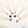 2019 moda brillante Druzy colgante collares en capas cuadrado piedra Natural imitación perla encanto cadenas de oro gargantilla para mujer joyería regalo