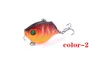 New lifelike Fish Lipless VIB Crankbait Pike Squid fishing lure 4.4cm 8.6g enlarged belly wide flat bait hooks