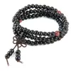 Heiße verkäufe 108*6mm Natürliche Sandelholz Buddhistischen Buddha Meditation 108 perlen Holz Gebetskette Mala Armband Frauen männer schmuck