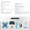 3 baterie Mini Drone RC Quadcopter Fly Helicopter Blade Inductrix Drons Quadrocopter Zabawki dla dzieci JJRC H36 Dron Copter