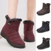 Kancooold Plus Size 35-43 2019 Winter New Snow Boots أنبوب أنبوب سميك من القطن المقاوم للماء الأحذية الجانبية للسيدات