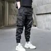 الرجال شرائط اللون كتلة التمويه الجيب البضائع السراويل 2019 ركض الحريم المتناثرة sweatpant الهيب هوب السراويل