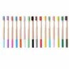 new ound Bamboo Toothbrush Adults Colorful Natural Bamboo Handle Soft Bristle Tooth Brushes Disposable Toothbrushes Hotel SuppliesT2I5775