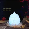 NewUSB LED Magical 3D Impresso Mesa Night Light Face Forma Abóbora Luz RGB Lâmpada de Mesa com Controle Remoto de Halloween Decoração Presente