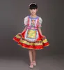 Vêtements ethniques Filles russes Costume de danse traditionnelle classique Coupe Kawaii Princess Stage Robes Performance pour les enfants 09