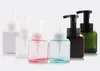 Bouteille distributrice de savon en plastique de 250ML, bouteilles à pompe à mousse de forme carrée, distributeur de Mousses de savon, bouteilles de mousse, bouteilles d'emballage