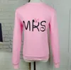 패션 스웨터 후드 Harajuku 패션 프린트 Mr and Mrs Lovers Couples Sweatshirs 가을 남성과 여성 트랙