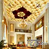 Luxury European 3D Wall Mural Wallpaper - Custom Size Soft Bag Ceiling Murals for Living Room & Bedroom with Backdrop Painting (273x)