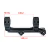 Táctico al aire libre Automáticas GE Montaje óptico Montaje óptico Montaje de 25.4 mm/30 mm Riflescope Mount Sin nivel de burbuja para riel de 20 mm