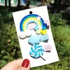 Ins schattige meisje haar accessoire kleurrijke regenboog wolk snoep ontwerp barrettes meisje haaraccessoires kinderen sieraden verjaardagscadeau haar clipper