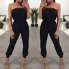 Womens Bandage Evening Party Playsuit Ladies Romper Long Jumpsuit Rompers Women Jumpsuit Shorts One Shoulder Overalls For Woman