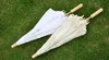 ロングハンドル手作りアートの結婚式のスカラップエッジ刺繍ピュアコットンレースの結婚式の傘パラソルロマンチックなブライダル写真