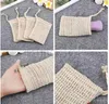 Exfoliating Soap bags mesh net Bathroom bath brush Cleaning Tools Handbag cleaning storage bag bathroom accessories DC632