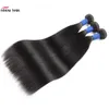 Ishow 10a Braziliaanse rechte 3 bundels WEKS met 13 * 4 Kant Frontale Sluiting Peruaanse Hair Extensions Maleisisch voor vrouwen Alle leeftijden 8-28 inch natuurlijke zwarte kleur