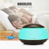 wood Ultrasonic air humidifier Electric Aroma air diffuser Essential oil Aromatherapy LED Night light for Office Home