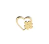 2019 New Fashion Silver Gold Color Love Heart Paw Lapel Pin Pet Paw Drukuj Utrata Pet i Pet Memorial Pins Jewelry Dog Cat Kochanek Prezenty