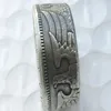 Tyskland silvermyntring 5 Mark Silver Plated Handmade i storlekar 7-12226o