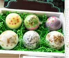 80mm Transparente Clear Plastic Aberto Candy Candy Box Ball Balables Decor Decor Wedding Christmas Tree Decoration Supplies EEA325